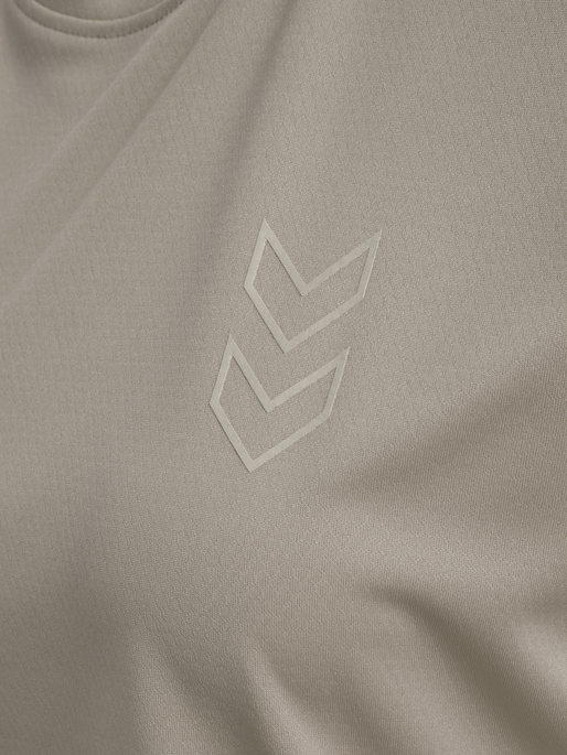 hmlACTIVE PL JERSEY S/S WOMAN, CHATEAU GRAY, packshot