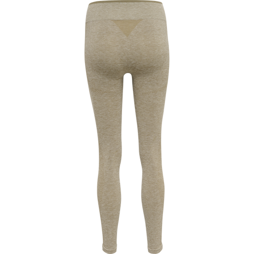 hmlMT UNA SEAMLESS MID WAIST TIGHTS, VETIVER MELANGE hmlMT UNA SEAMLESS MID WAIST TIGHTS, VETIVER MELANGE, packshot