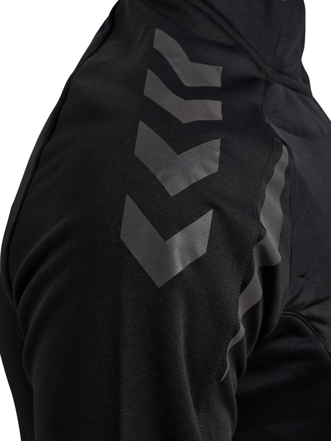 hmlBTC WINTER TRAINING HALF ZIP KID, BLACK, packshot