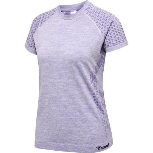 hmlCI SEAMLESS T-SHIRT, LAVENDER MELANGE hmlCI SEAMLESS T-SHIRT, LAVENDER MELANGE, packshot
