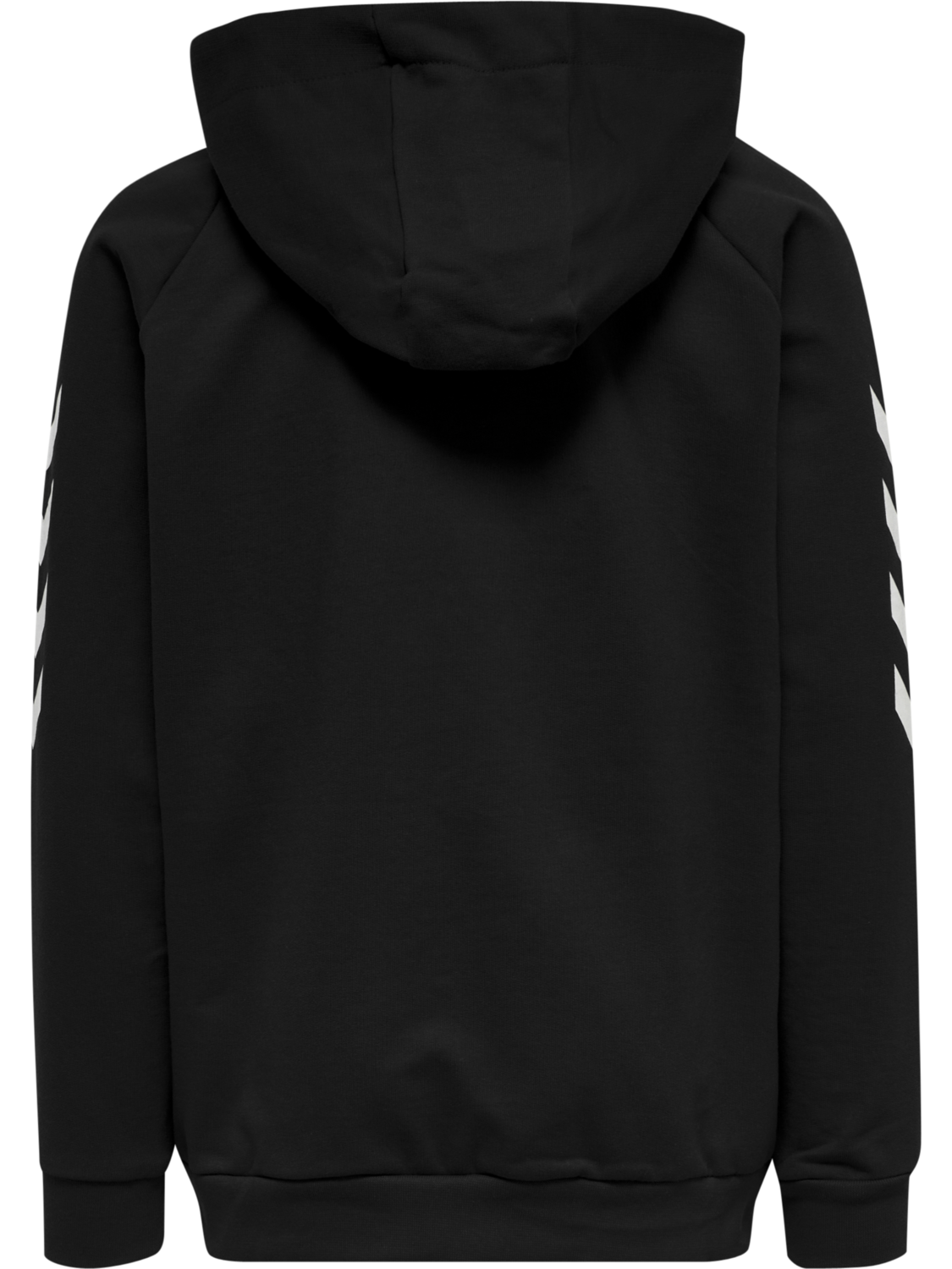 HUMMEL GO KIDS COTTON ZIP HOODIE, BLACK, packshot