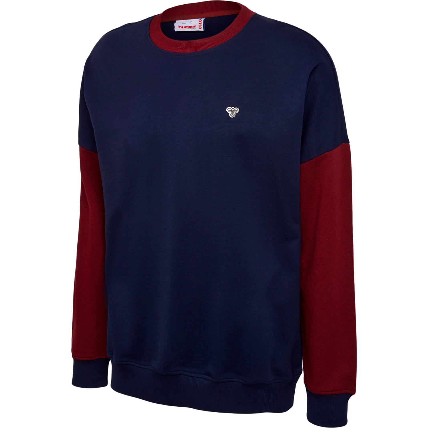 hmlIC PARKER SWEATSHIRT, PEACOAT, packshot