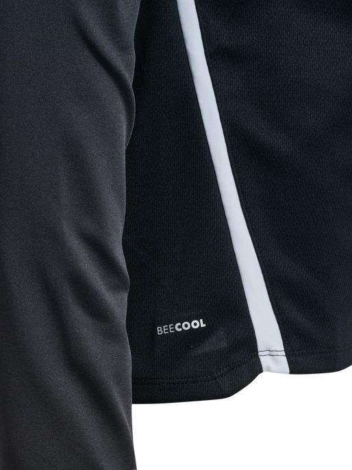 hmlLEAD 2.0 CREW SWEAT, BLACK/ASPHALT, packshot