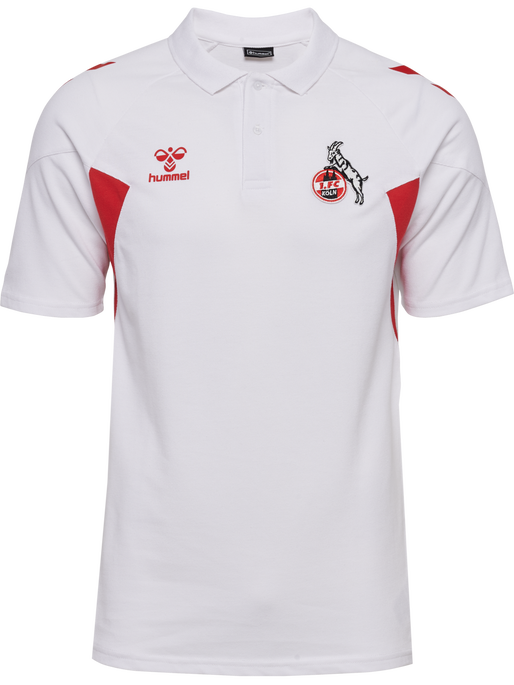 1FCK 23/24 TRAVEL POLO, WHITE 1FCK 23/24 TRAVEL POLO, WHITE, packshot