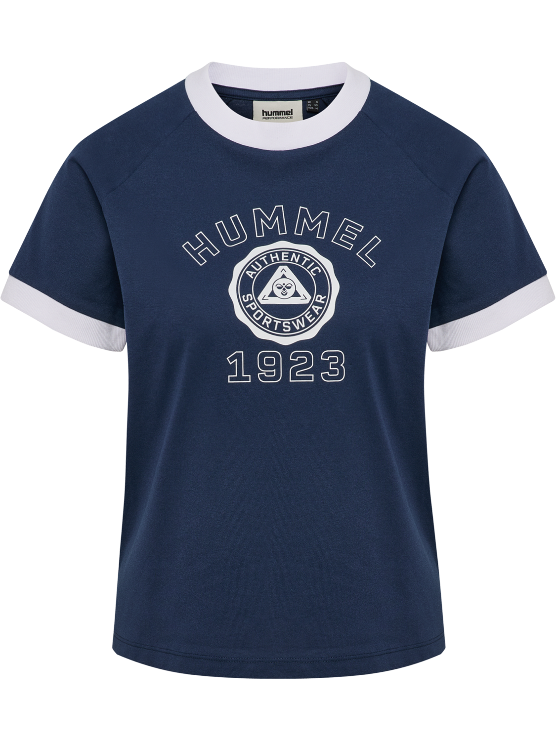 hmlPULSE RINGER W T-SHIRT S/S, DRESS BLUES, packshot