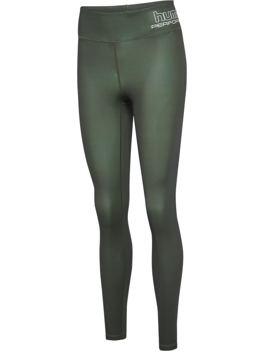 hmlTE FUNDAMENTAL MID WAIST TIGHTS, CLIMBING IVY hmlTE FUNDAMENTAL MID WAIST TIGHTS, CLIMBING IVY, packshot