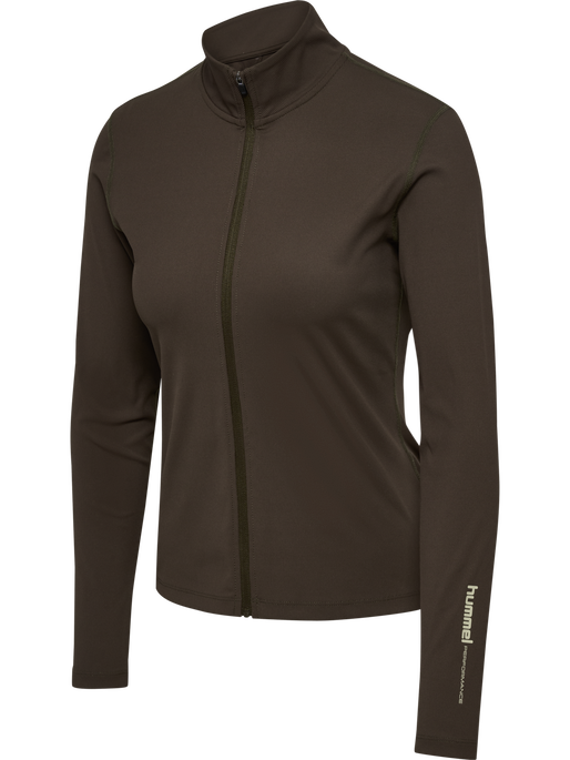 hmlPULSE W ZIP SHIRT L/S, DELICIOSO hmlPULSE W ZIP SHIRT L/S, DELICIOSO, packshot