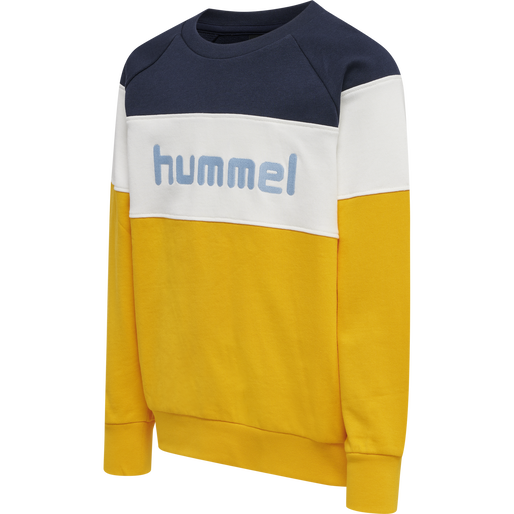 hmlCLAES SWEATSHIRT, SAFFRON, packshot