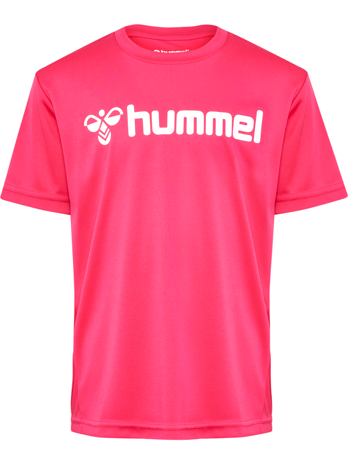 hmlLOGO JERSEY S/S KIDS, RASPBERRY SORBET, packshot