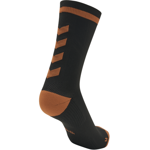 ELITE INDOOR SOCK LOW, BLACK, packshot