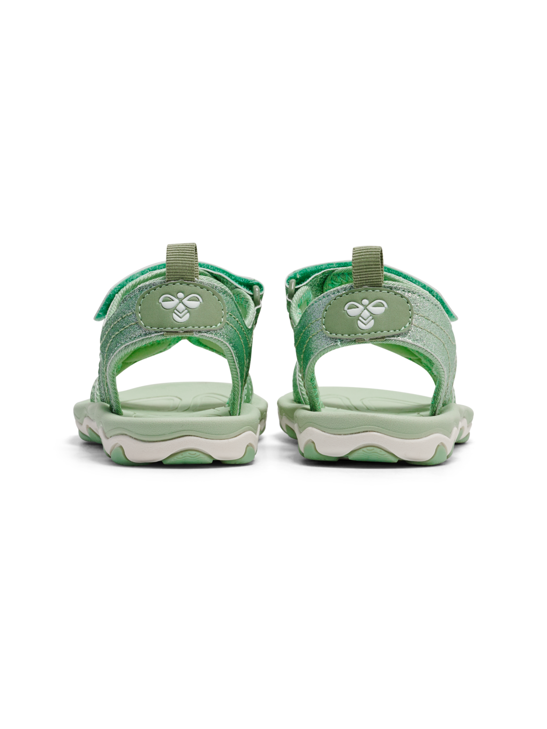 SANDAL GLITTER JR, FROSTY GREEN, packshot