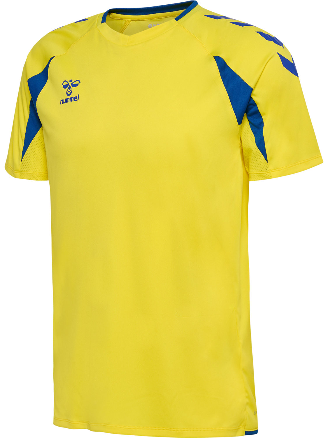 hmlCORE 2.0 JERSEY S/S, BLAZING YELLOW/TRUE BLUE, packshot