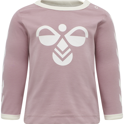 hmlFLIPPER T-SHIRT L/S, WOODROSE, packshot