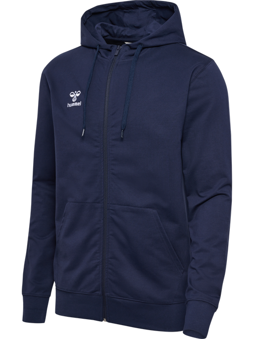 hmlGO 2.0 ZIP HOODIE, MARINE hmlGO 2.0 ZIP HOODIE, MARINE, packshot