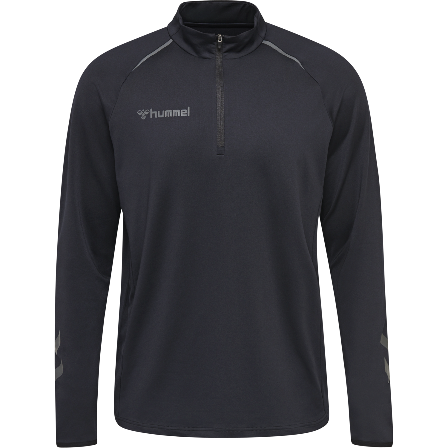 hmlAUTHENTIC PRO HALF ZIP SWEAT, ANTHRACITE, packshot