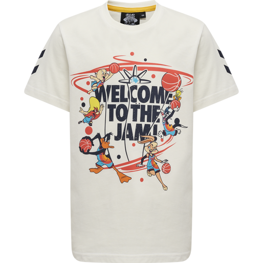 hmlSPACE JAM TRES T-SHIRT S/S, MARSHMALLOW, packshot