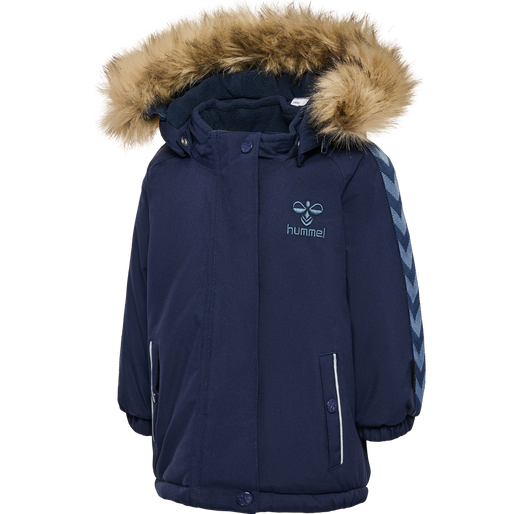 hmlCANYON TEX JACKET, BLACK IRIS hmlCANYON TEX JACKET, BLACK IRIS, packshot