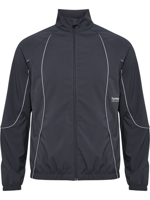 hmlPULSE WOVEN ZIP JACKET, EBONY hmlPULSE WOVEN ZIP JACKET, EBONY, packshot
