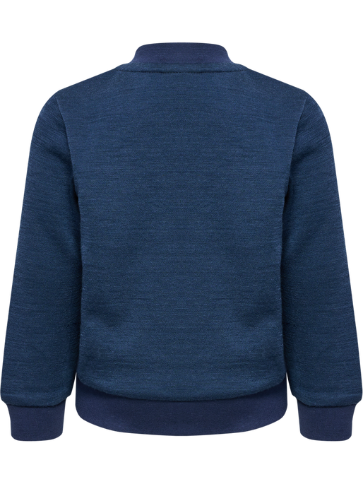 hmlMINI WOOL ZIP JACKET BEE, DRESS BLUES, packshot