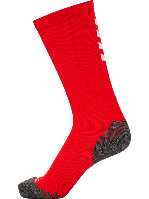 hmlPRO TRAINING SOCKS HIGH, TRUE RED/WHITE, packshot