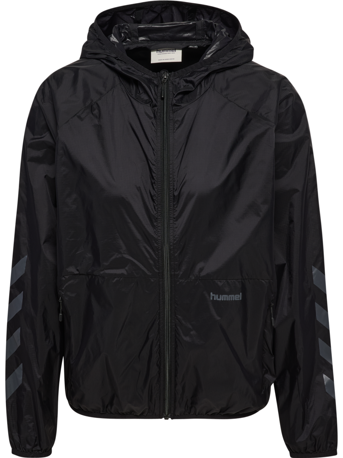 hmlACTIVE W WINDBREAKER, BLACK, packshot