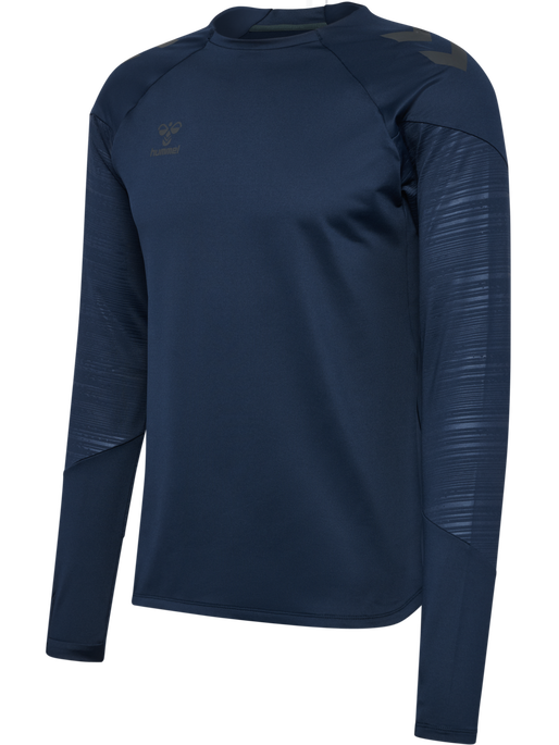 hmlPRO TRAINING CREW SWEAT, MARINE hmlPRO TRAINING CREW SWEAT, MARINE, packshot
