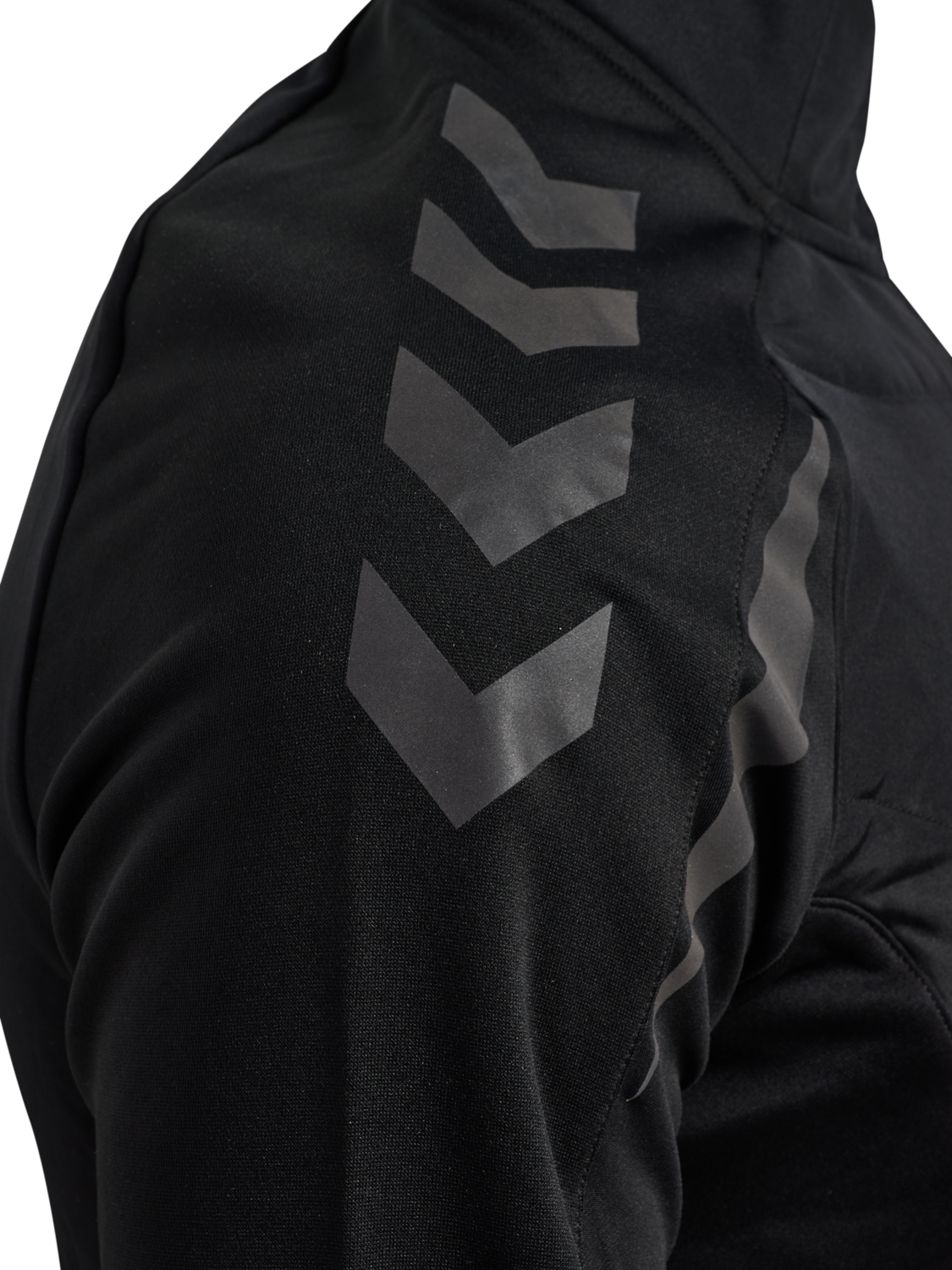 hmlBTC WINTER TRAINING HALF ZIP, BLACK, packshot