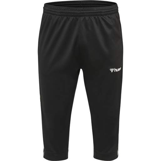 hmlAUTHENTIC KIDS 3/4 PANT, BLACK/WHITE, packshot