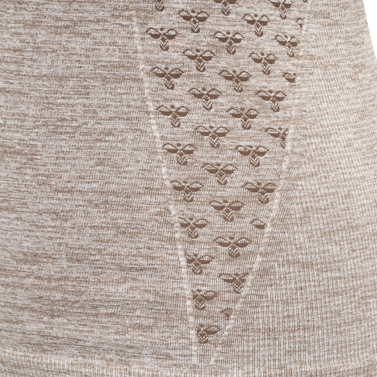 hmlCI SEAMLESS TOP, DRIFTWOOD MELANGE, packshot