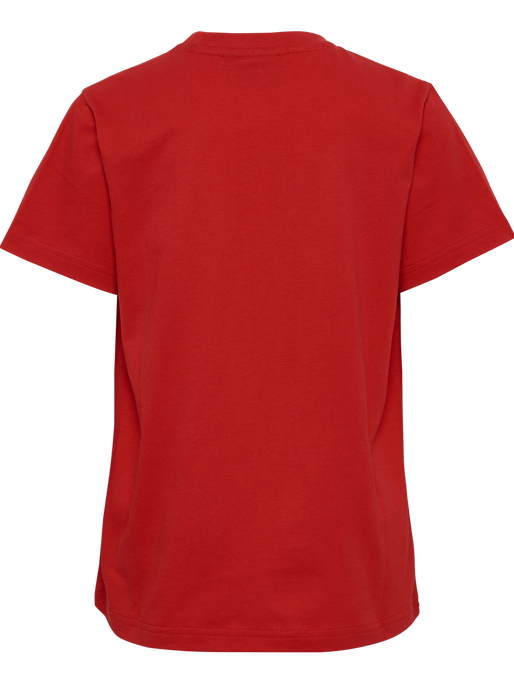 hmlTUKAS T-SHIRT S/S, SALSA, packshot