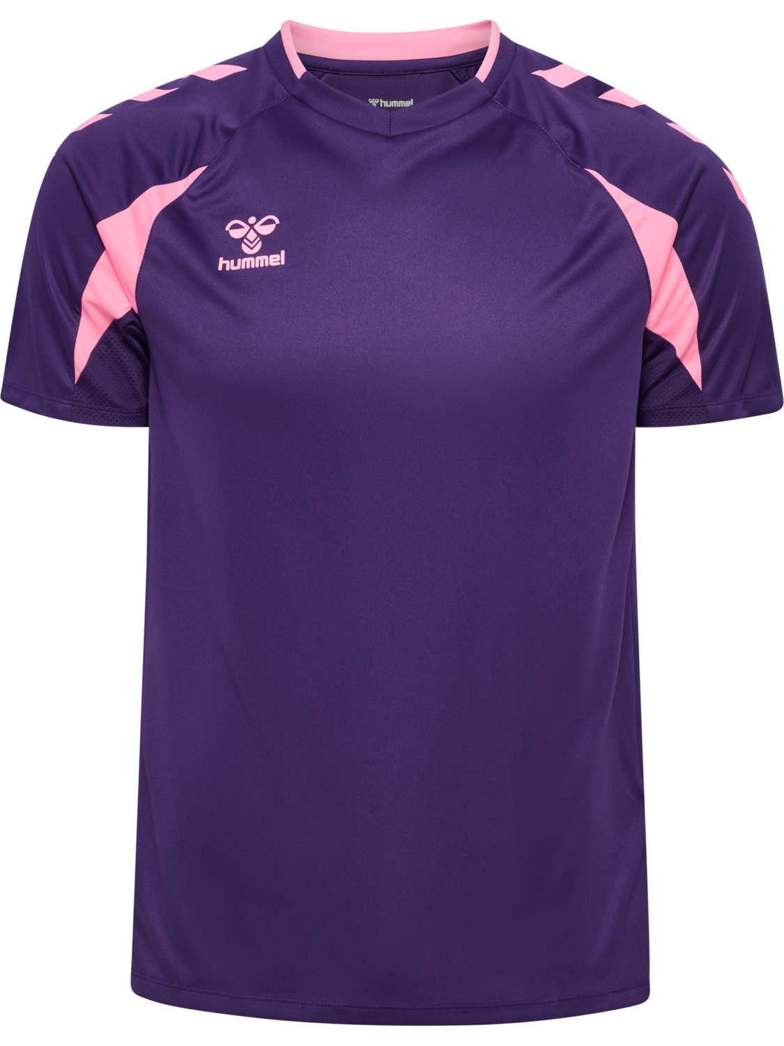 hmlCORE 2.0 JERSEY S/S, ACAI/COTTON CANDY, packshot