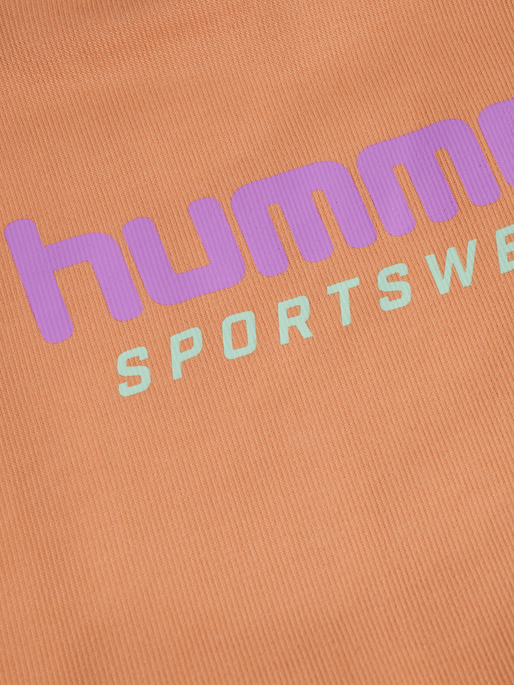 hmlJR OVERSIZED CREW SPORTSWEAR, PEACH BLOOM hmlJR OVERSIZED CREW SPORTSWEAR, PEACH BLOOM, packshot