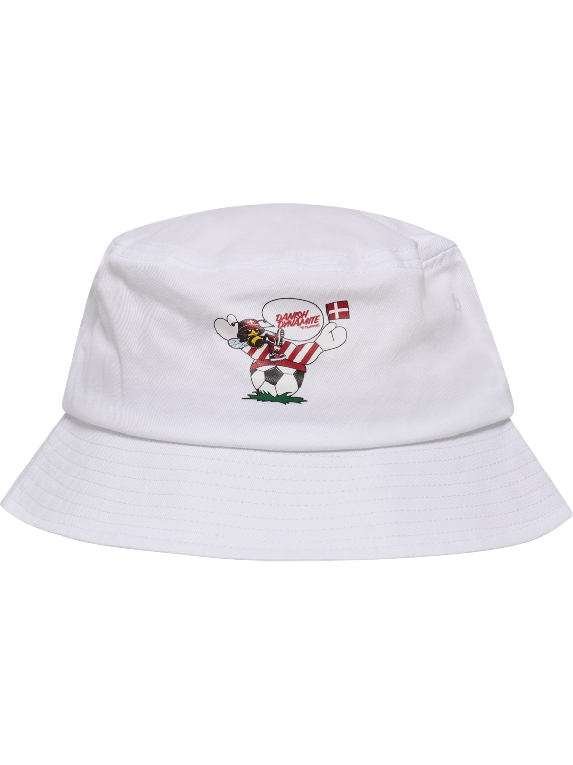 DBU 26 FAN DYNAMITE BUCKET HAT, WHITE, packshot