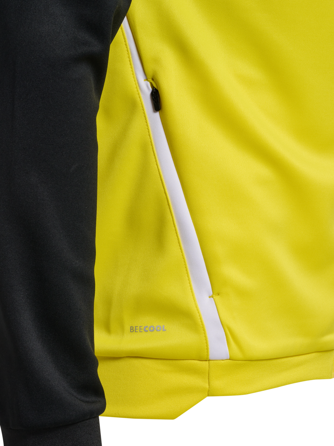 hmlLEAD 2.0 TRACK ZIP JACKET, BLAZING YELLOW/BLACK, packshot