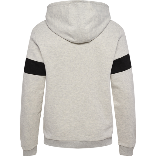 hmlLGC BRYCE HOODIE, TOFU MELANGE, packshot