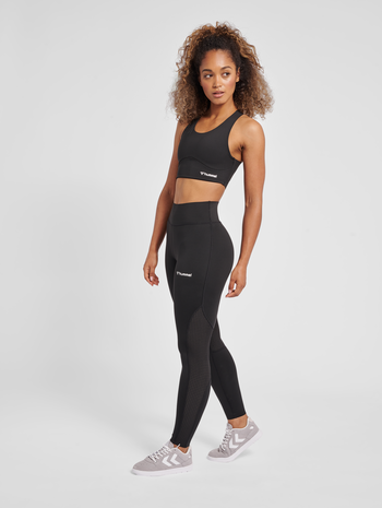 hmlMT GRACE SPORTS BRA, BLACK, model