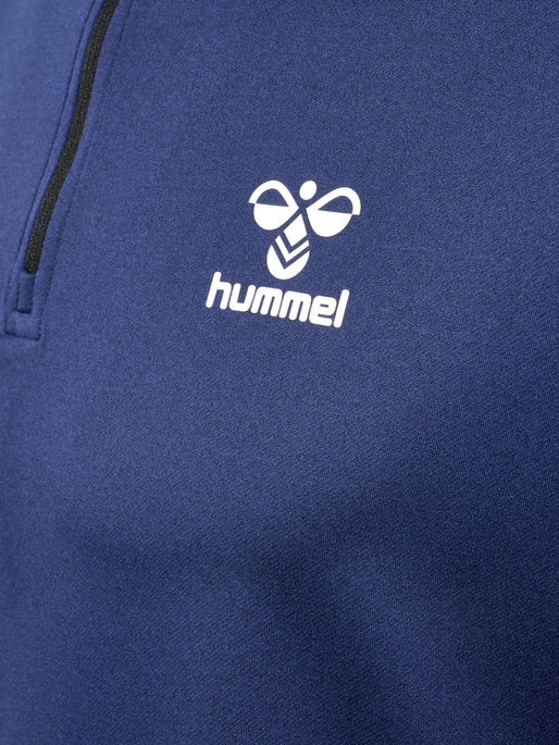 hmlSPRINT HALF ZIP, BLACK IRIS hmlSPRINT HALF ZIP, BLACK IRIS, packshot