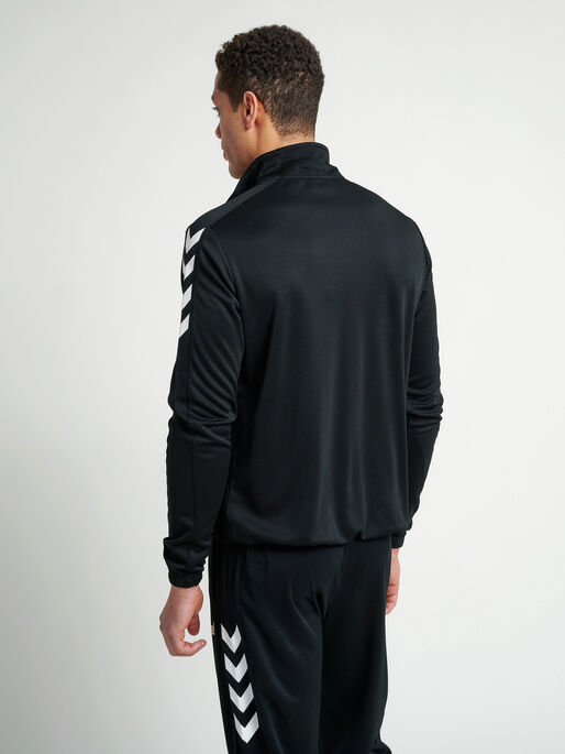 CORE POLY JACKET, BLACK, model