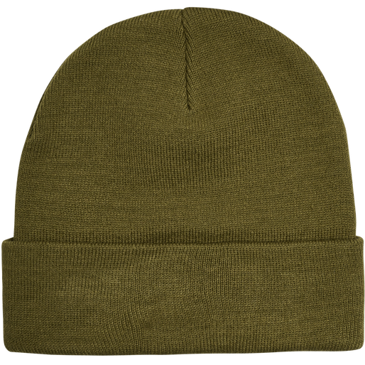 hmlPARK BEANIE, DARK OLIVE, packshot