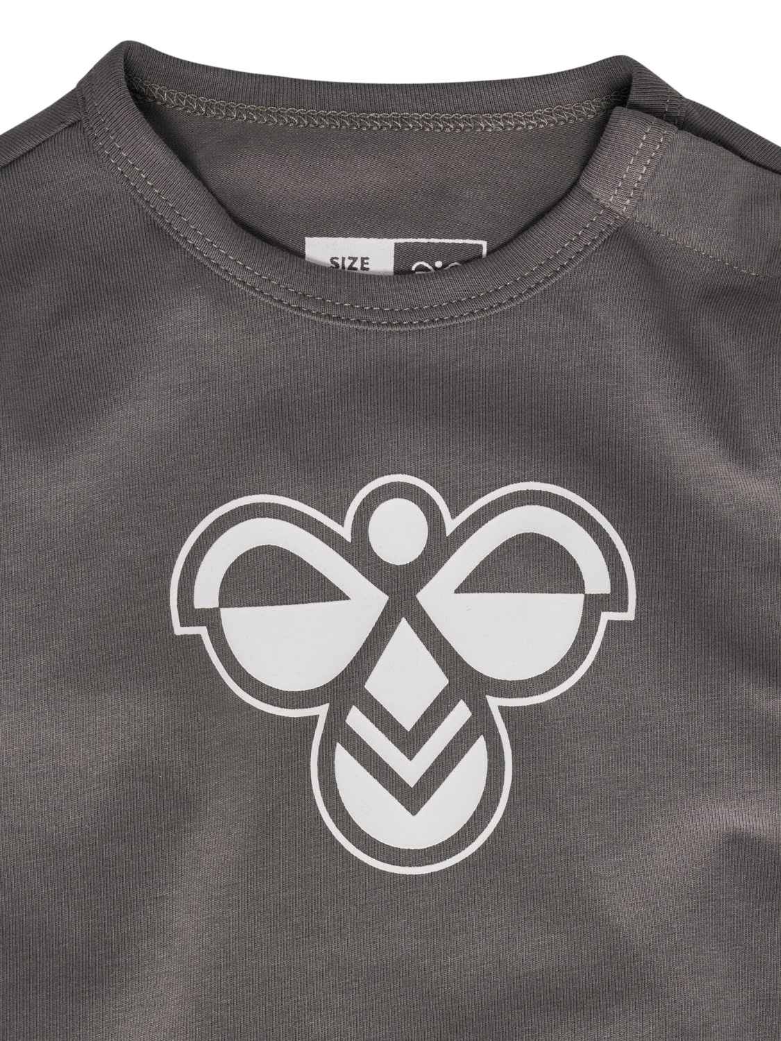 hmlMINI LOGO BODY L/S, DARK GULL GRAY, packshot