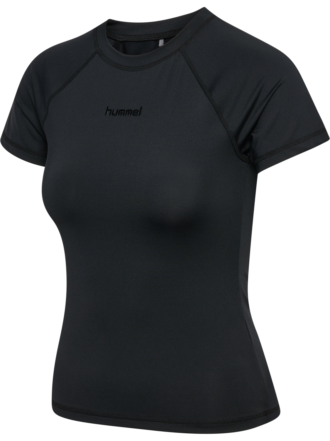 hmlPRIMA W T-SHIRT S/S, BLACK, packshot