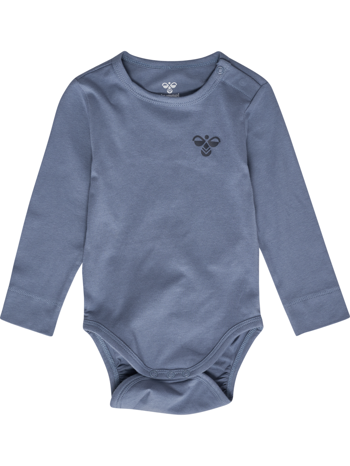 hmlMINI 2-PACK BODY L/S, OMBRE BLUE/FLINT STONE, packshot