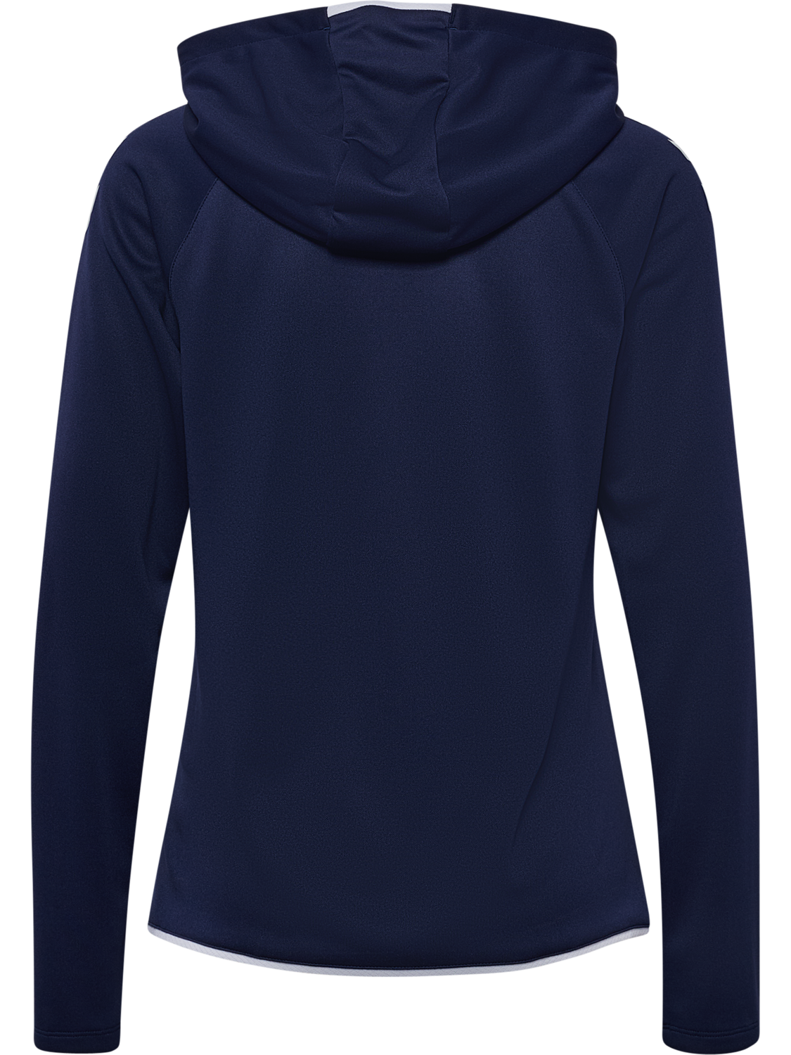 hmlCORE 2.0 ZIP HOODIE WOMAN, MARINE/WHITE, packshot