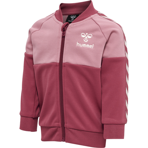 hmlOLEK ZIP JACKET, EARTH RED, packshot