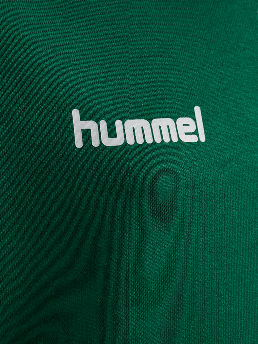 HUMMEL GO KIDS COTTON SWEATSHIRT, EVERGREEN, packshot