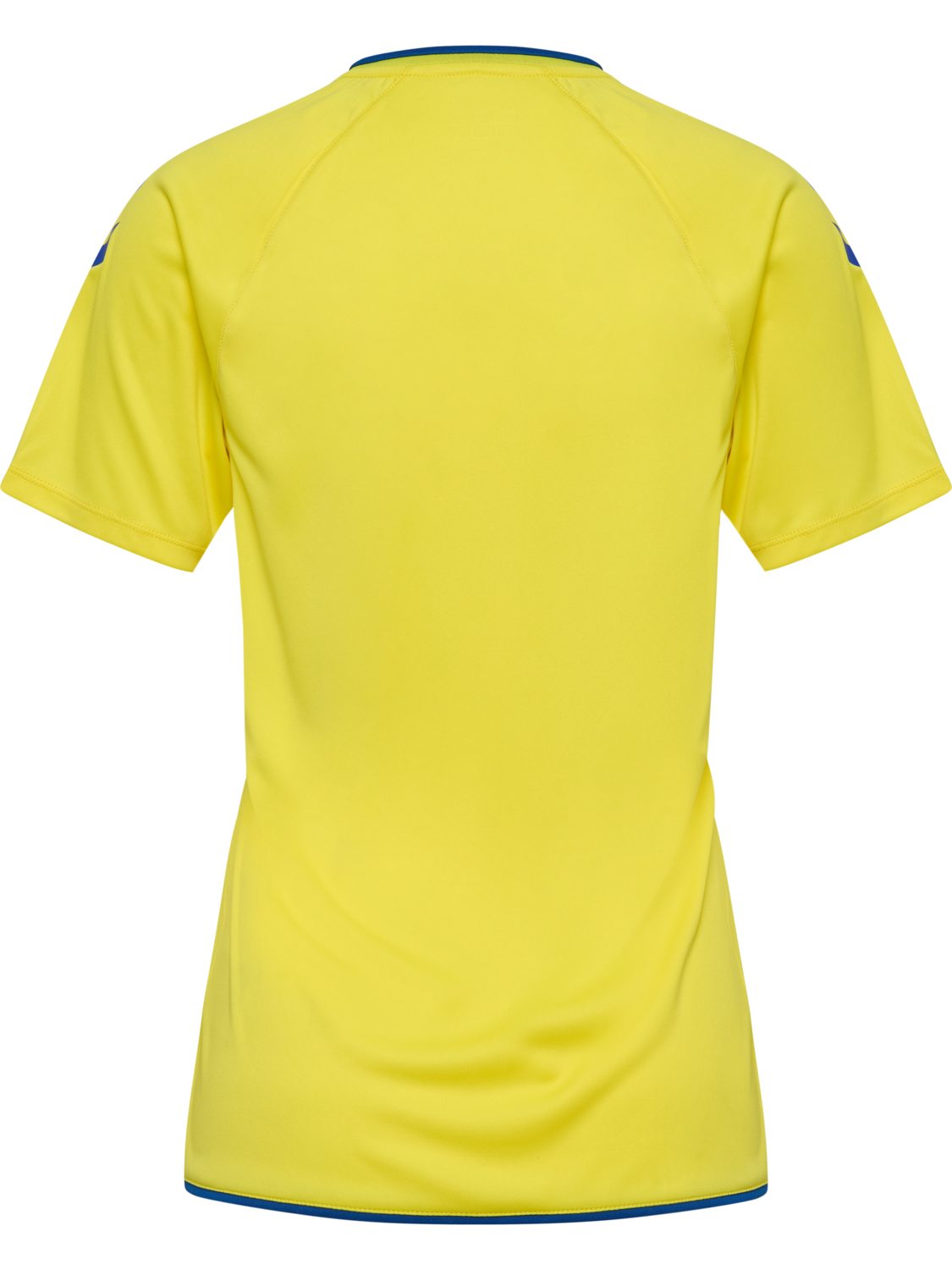 hmlCORE 2.0 JERSEY S/S WOMAN, BLAZING YELLOW/TRUE BLUE, packshot