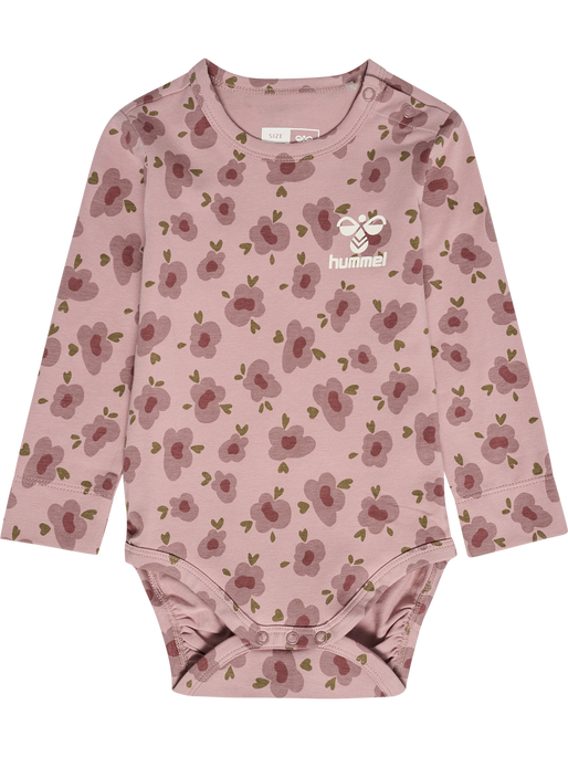 hmlFJORA BODY L/S, ADOBE ROSE, packshot