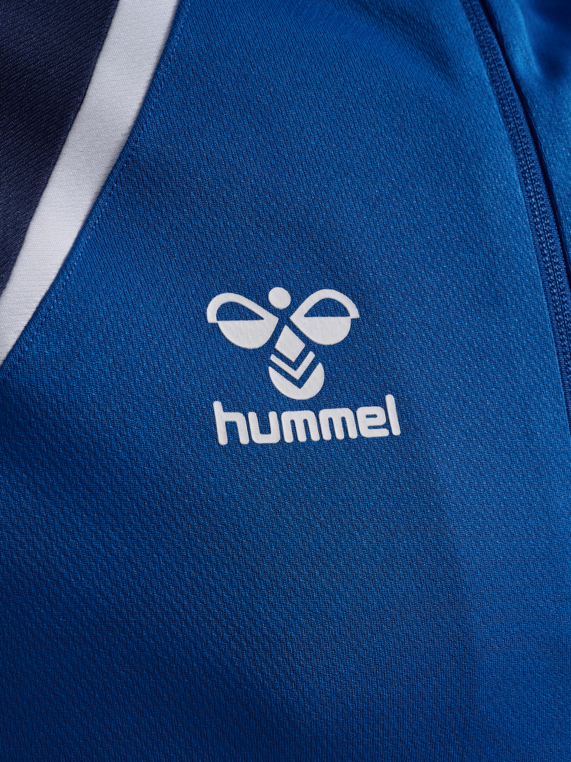hmlLEAD 2.0 ZIP HOODIE, TRUE BLUE/MARINE, packshot