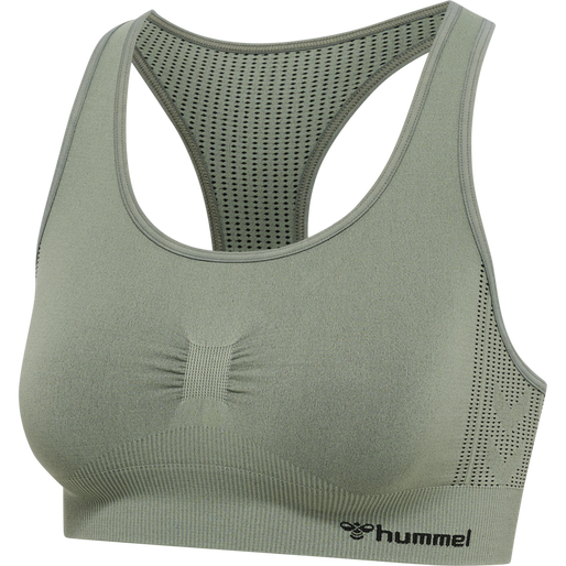 hmlMT SHAPING SEAMLESS SPORTS TOP, LILY PAD, packshot