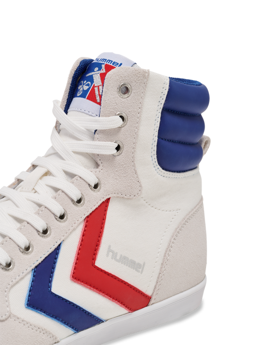HUMMEL SLIMMER STADIL HIGH, WHITE/BLUE/RED/GUM HUMMEL SLIMMER STADIL HIGH, WHITE/BLUE/RED/GUM, packshot